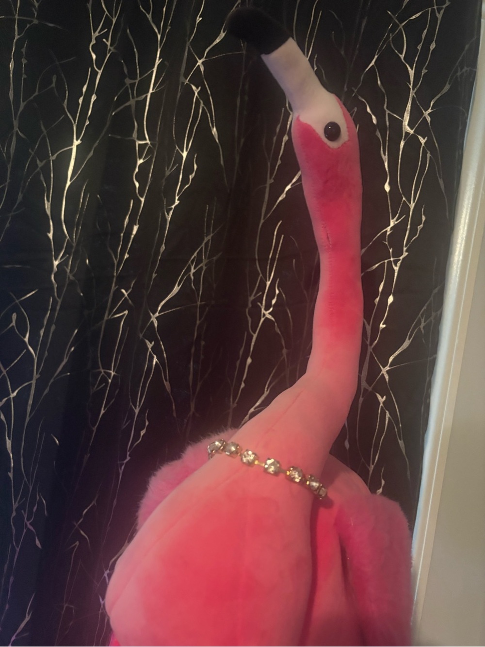 Pink Flamingo faux Novelty Hat -plus flamingo basket !!so flocking cute🦩🦩🦩 - Picture 5 of 16